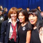Julie Frederick with Ong Sisters