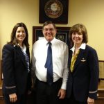 Jennifer Brisette, US Rep. Michael C. Burgess, and Julie Frederick