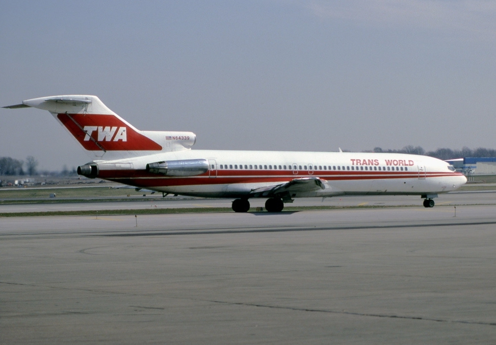 TWA aircraft on the runway