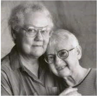 Barbara Gittings and partner Kay Lahusen