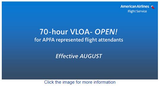 Click here for 70 hour VLOA information
