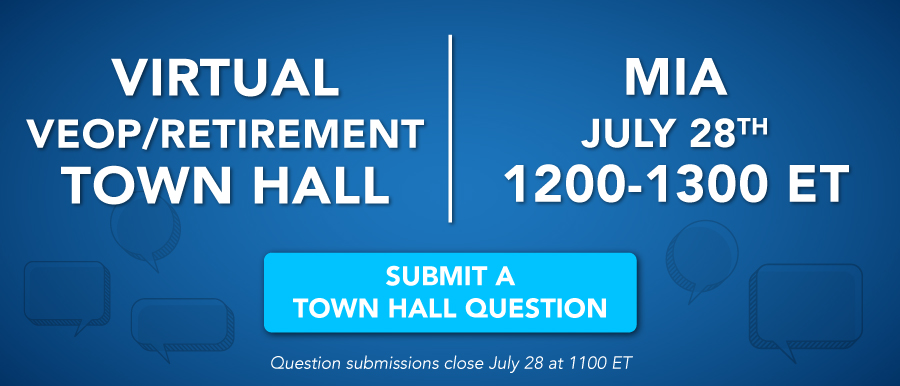Submit a question for the MIA town hall