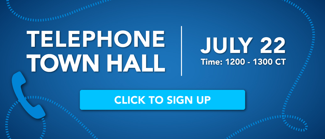 Click to sign up for the Telephone Town Hall