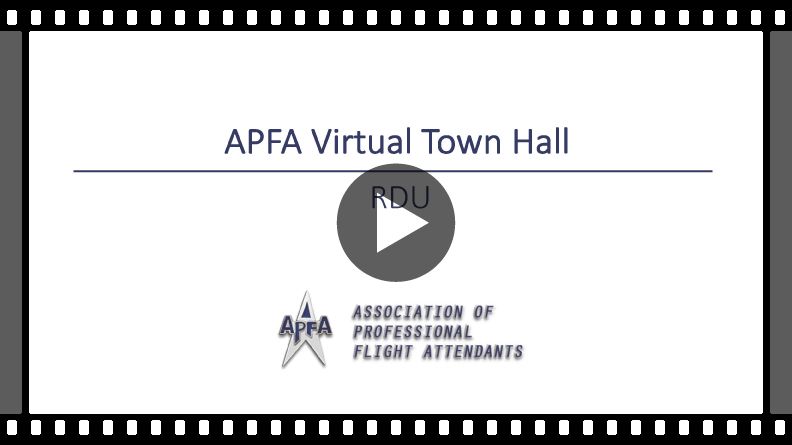 Watch the RDU Virtual Town Hall