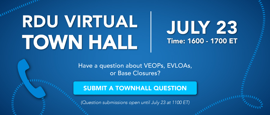 Submit a question for the RDU Virtual Townhall